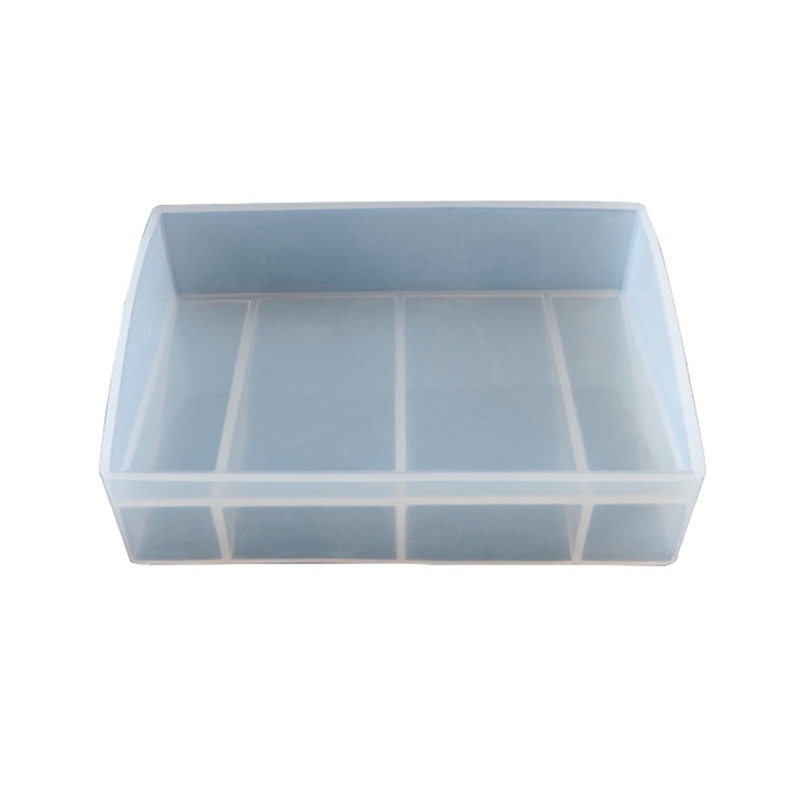 Khuôn Silicone Hình Chữ Nhật Làm Mặt Trang Sức Epoxy UV DIY