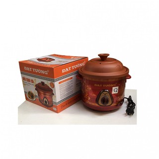 Nồi hầm chậm - kho cá đạt tường đất nung dung tích 2.5 lít - bh 12 tháng
