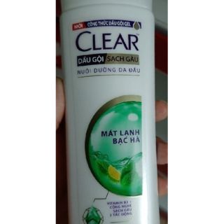 Dầu gội Clear mát lạnh bạc hà 170g
