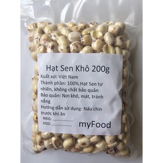 Hạt Sen khô 100g