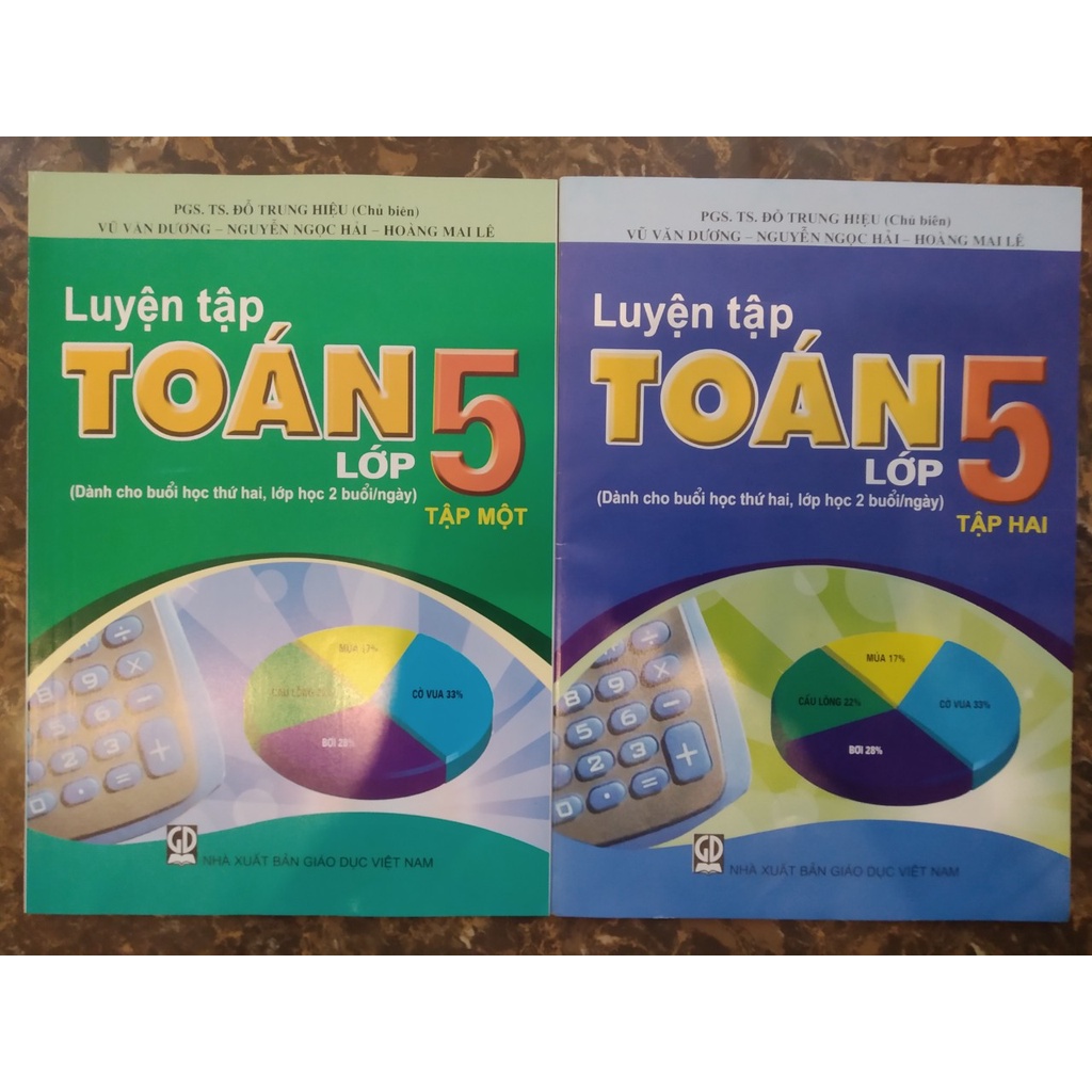 Sách Combo Luyện tập toán lớp 5