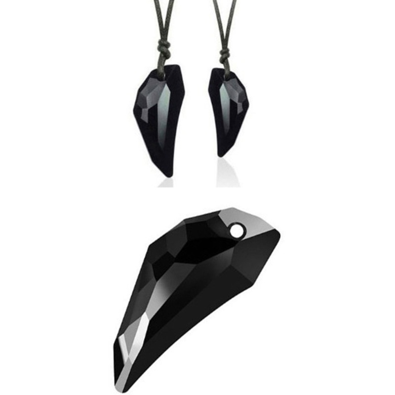 Vòng cổ mặt pha lê sáng bóng nhiều màu tùy chọn thời trang