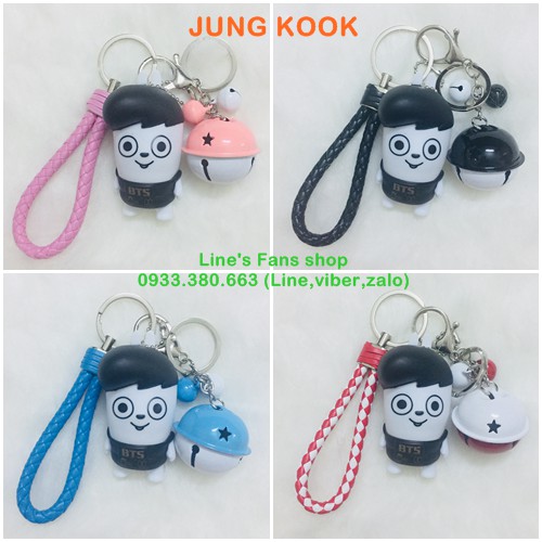 Móc khóa BTS (KM tặng Sticker & hình xăm BT21 BTS)