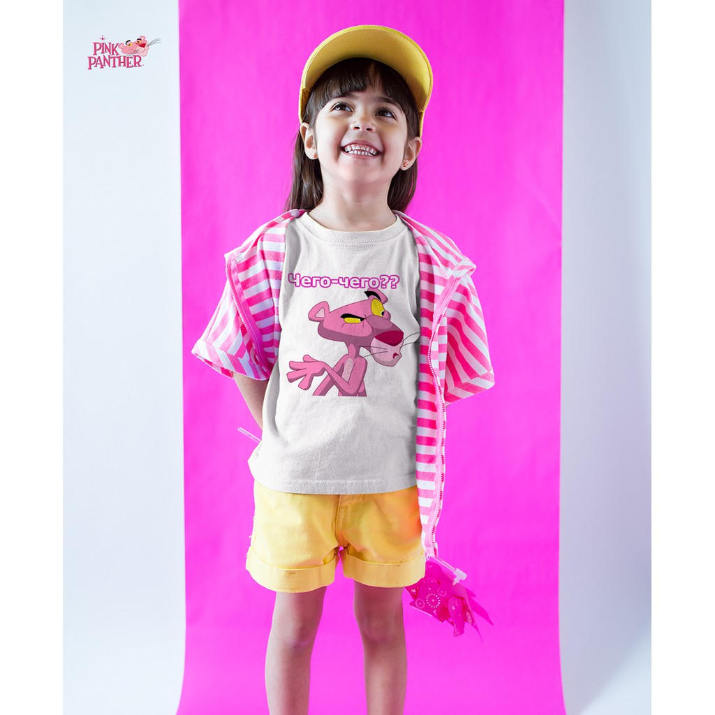 Áo thun Cotton Unisex - Movie - Pink Panther - Pink Panther nghi ngờ