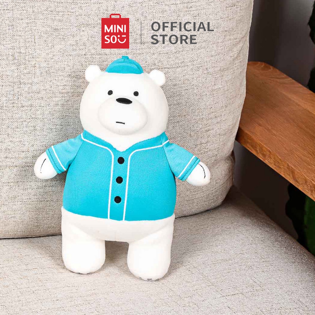 MINISO We Bare Bears gấu bông gấu bông mini thú bông gấu trúc gấu trắng ăn mặc dễ thương