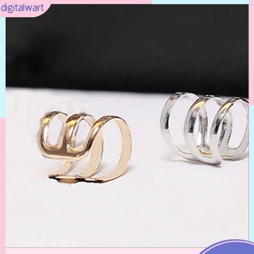 Khuyên Kẹp Vành Tai Kim Loại Thời Trang Cho Nữ