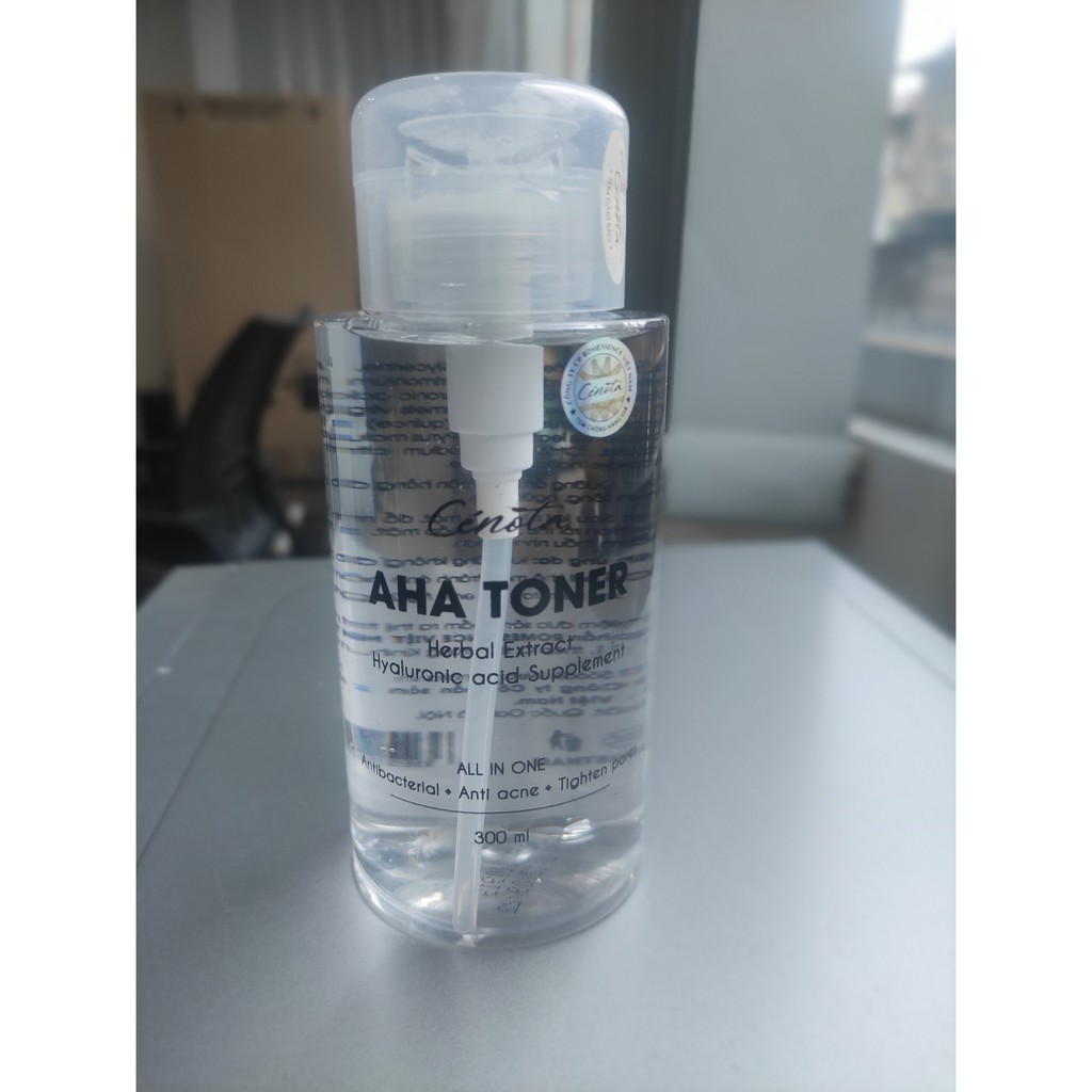 Nước hoa hồng dành cho da mụn Cénota Aha Toner 300ml, nước hoa hồng dưỡng ẩm, cân bằng độ ẩm da | BigBuy360 - bigbuy360.vn