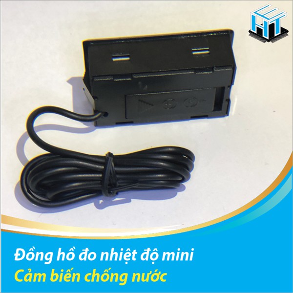 Đồng hồ đo nhiệt độ mini cảm biến chống nước