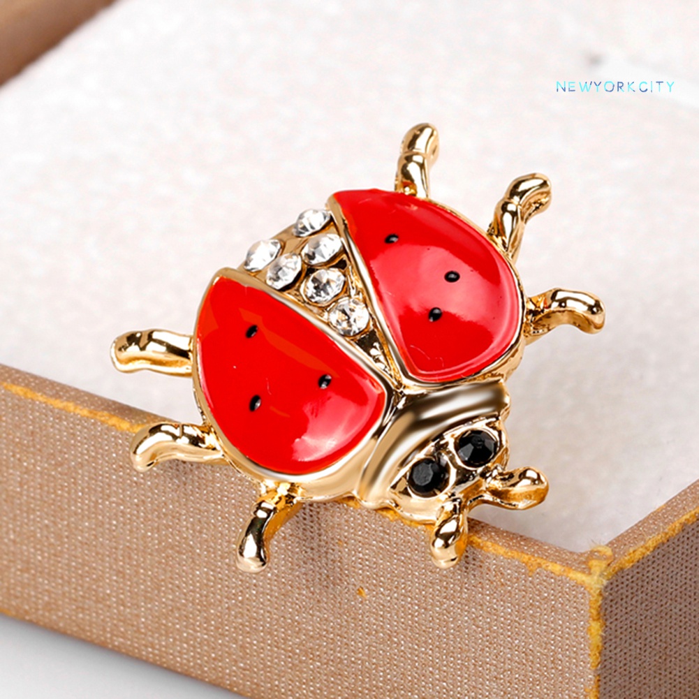 Trâm Cài Áo Hình Con Gà Trống Đính Đá Phong Cách Giáng Sinh