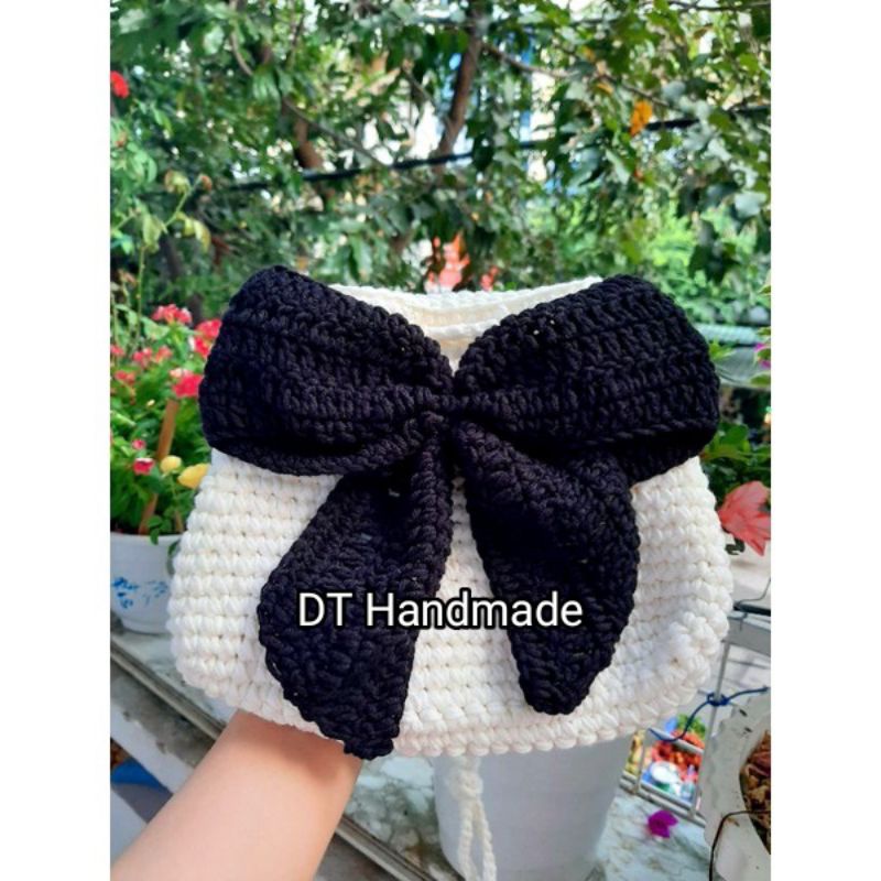 Túi Đeo Chéo- Túi Len Handmade Họa Tiết Dễ Thương