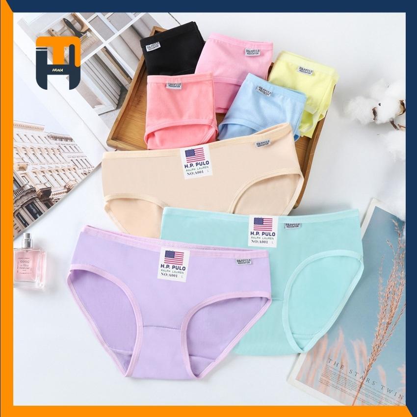Quần lót nữ thun lạnh Huna Quần lót cotton kháng khuẩn Mã NH05
