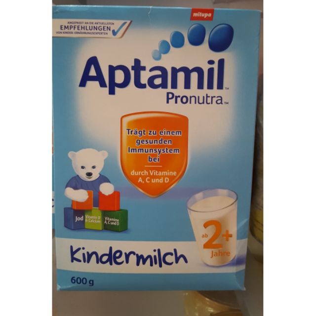 SỮA APTAMIL ĐỨC 1+, 2+  600gr