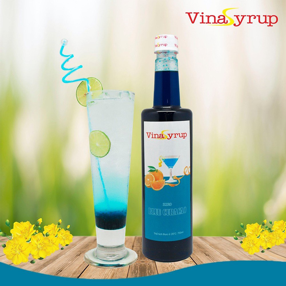 [Hàng Cao Cấp Loại 1]Siro Vina Syrup Chai 750ml - Syrup Làm Trà Trái Cây Đủ Các Mùi Vị