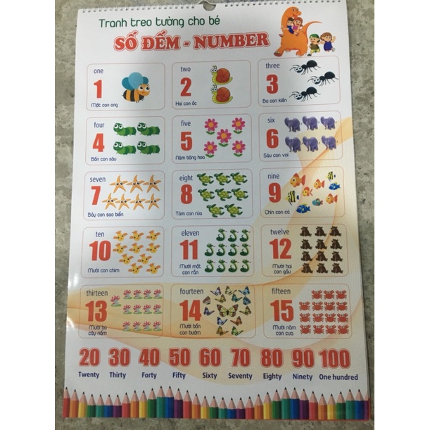 BỘ TRANH TREO TƯỜNG VỀ THẾ GIỚI XUNG QUANH 14 CHỦ ĐỀ IN 2 MẶT