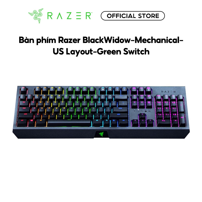 Bàn phím game có dây (USB) cơ học Razer BlackWidow Full size Keycap ABS LED RGB 16,8 triệu màu