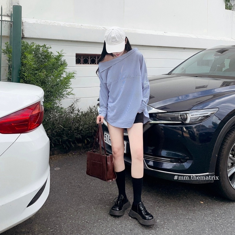 Sơmi form rộng oversize cá tính (bản cải tiến)