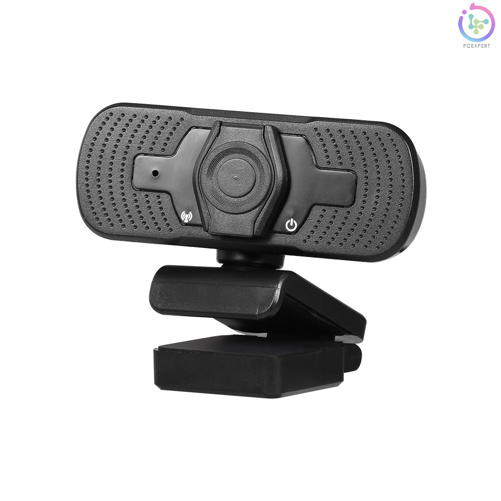 Webcam 1080p Độ Phân Giải Cao Kèm Vỏ Bọc Micro Chống Ồn Cho Laptop / Máy Tính Để Bàn