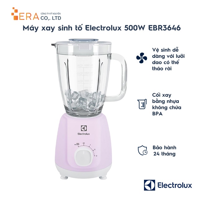 [Mã ELMALL10 giảm 10% đơn 500K] Máy xay sinh tố Electrolux EBR3646