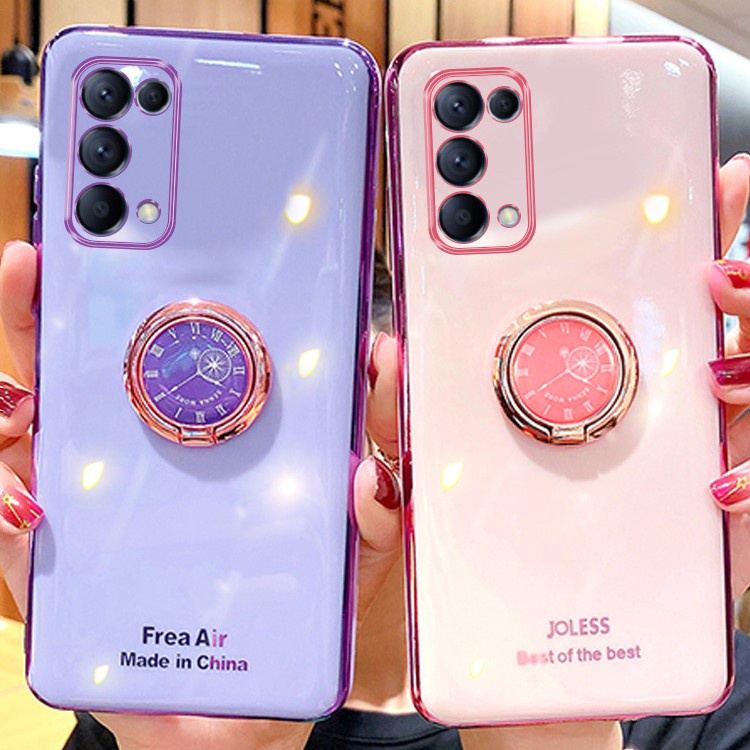 Ốp điện thoại mạ thời trang cho OPPO Reno 11 A18 RENO 6Z 6 5F 5 4 4G 5G A95 A16 A54 A74 4G 5G 2021 A15 A15S A53 A93 2020