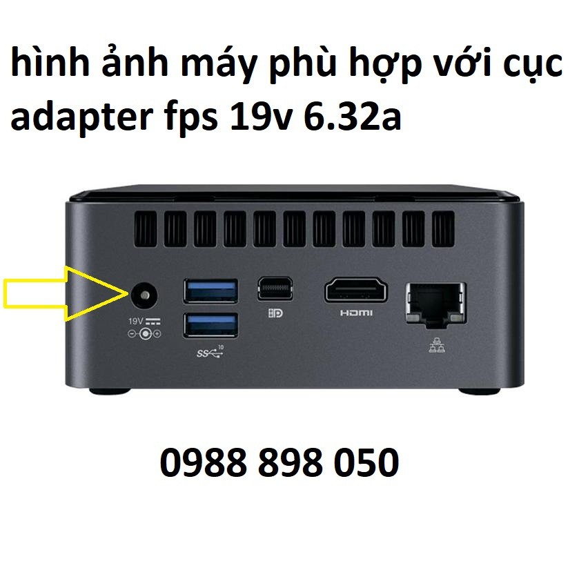 Adapter-Nguồn PC Intel NUC Kit NUC7CJYH Chính Hãng