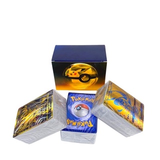 Bộ thẻ bài chơi pokemon 300pcs thẻ 190v+100vmax+3mega+7gx chơi đối kháng new đẹp