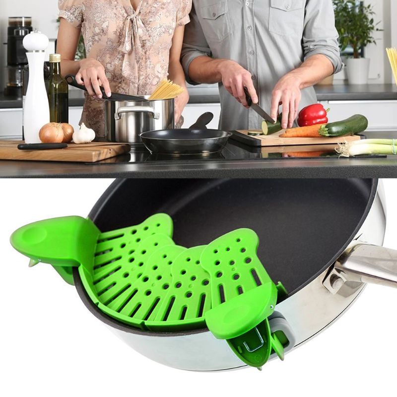 Rổ Rửa Trái Cây Hình Quạt Có Thể Gấp Gọn Tiện Lợi