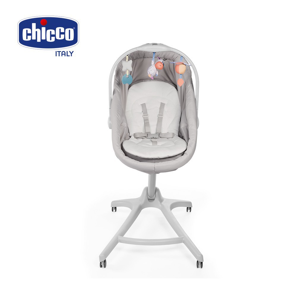 Ghế nôi di động Chicco Baby Hug 4 in 1 silver