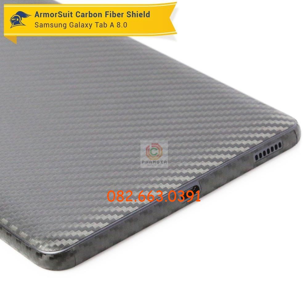 Miếng dán mặt lưng skin carbon Samsung Galaxy Tab 8.0 (2017)