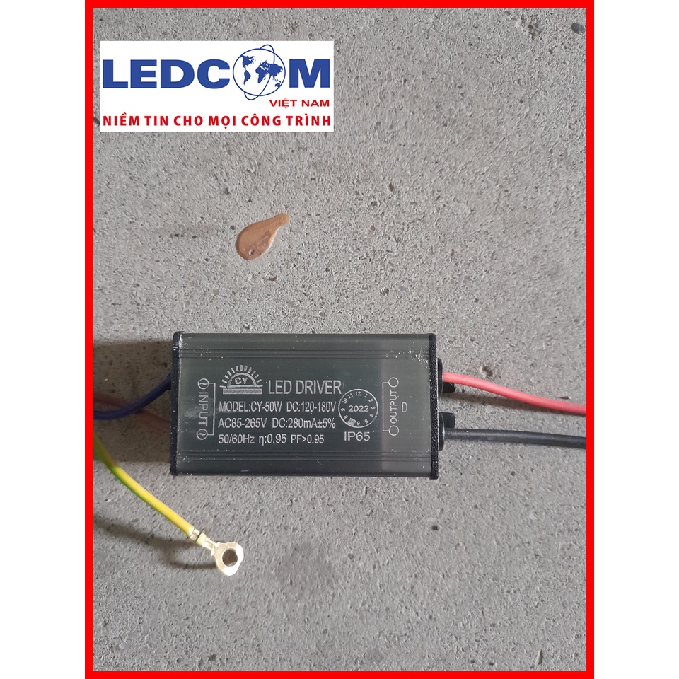 Bộ nguồn chấn lưu, tăng phô 50w cho lắp ráp đèn LED