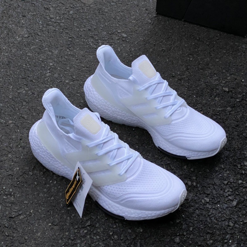 [fullbox, giấy gói] Giày ultraboost 2021 trắng nam nữ