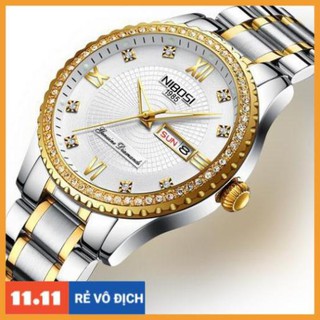 - đồng hồ nam nibosi 2315 chính hãng cao cấp dây đúc đặc không gỉ