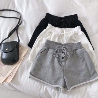 Quần đùi vải cạp chun
