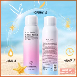 Xịt Chống Nắng Maycreate Phun Sương Cao Cấp 150ml
