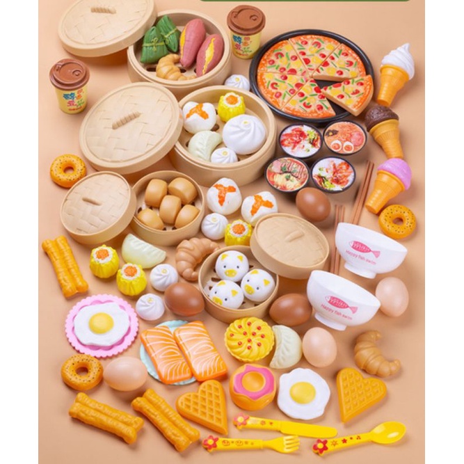 Bộ đồ chơi nấu ăn 84 món cho bé,,,