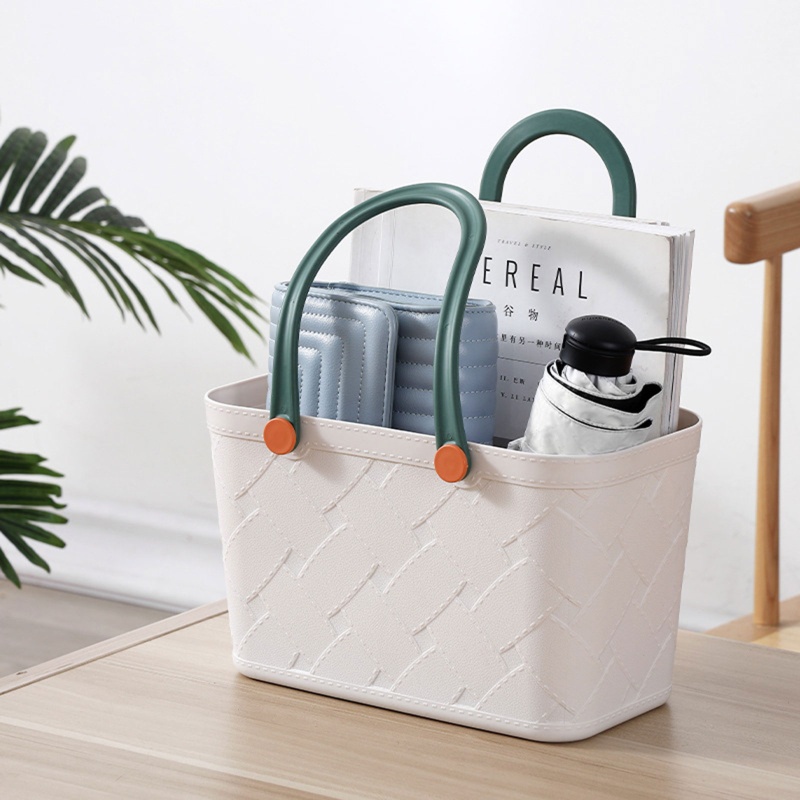 Giỏ Nhựa Đựng Đồ Dùng Nhà Tắm Có Tay Cầm Tiện Dụng