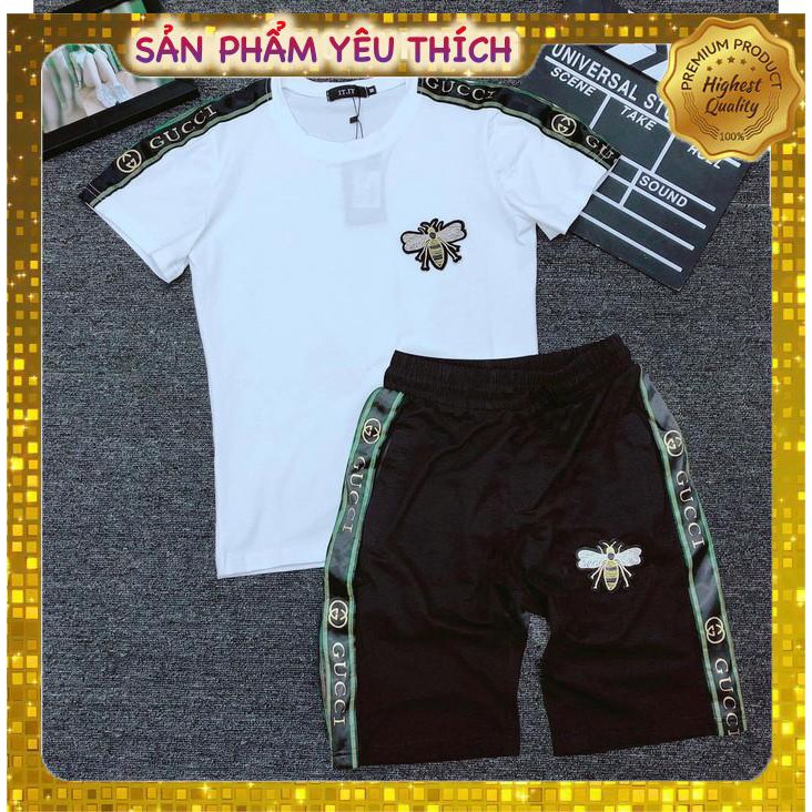[ Hàng Đẹp ] Đồ Bộ Nam Mùa Hè Con ong, Bộ Nam Thể Thao NS00012 NV131