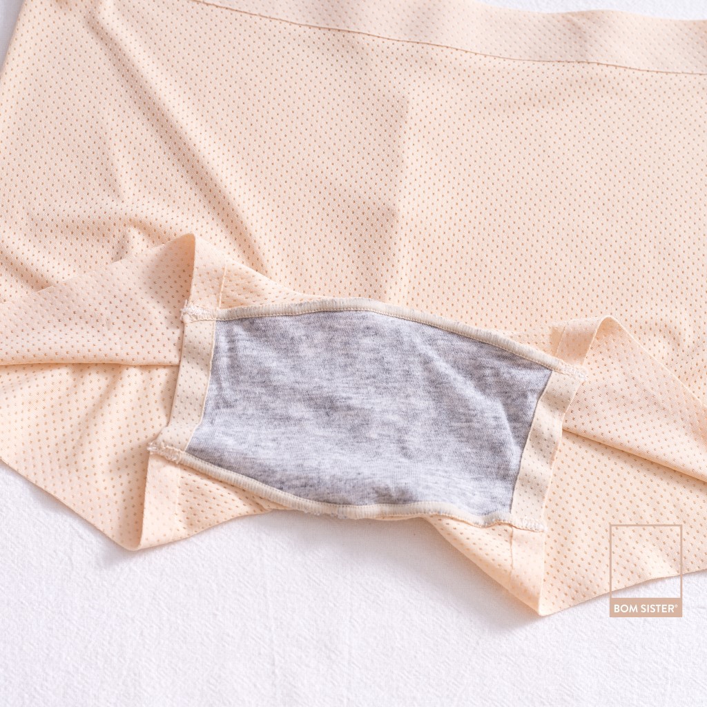 [Mã FAMALLT5 giảm 15% đơn 150k] Quần đùi chống lộ chất su thông hơi ép viền màu trơn BOM SISTER QD8044 | BigBuy360 - bigbuy360.vn