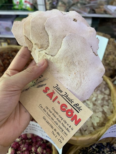 Nấm Phục Linh Trắng Thái Lát 100g