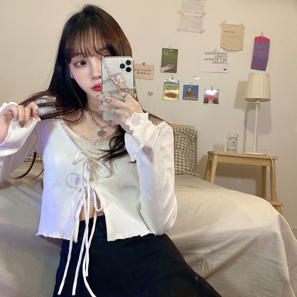 [Mã WAMT1505 giảm 10K đơn 0K] ( SẴN ÁO HAI DÂY ) Set trang phục nữ ulzzang AK999 | BigBuy360 - bigbuy360.vn