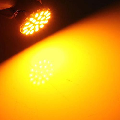 [Big Sale] Set 2 bóng đèn LED 1156 1206 SMD ánh sáng vàng dùng để báo tín hiệu xi nhan gắn đuôi xe ô tô tiện dụng