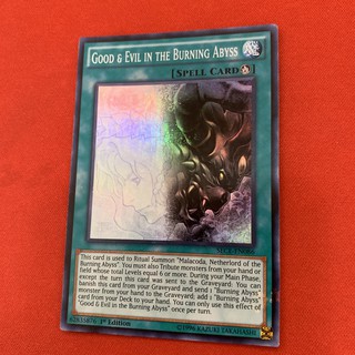 [Thẻ Bài Yugioh Chính Hãng] 'Good & Evil In The Burning Abyss'