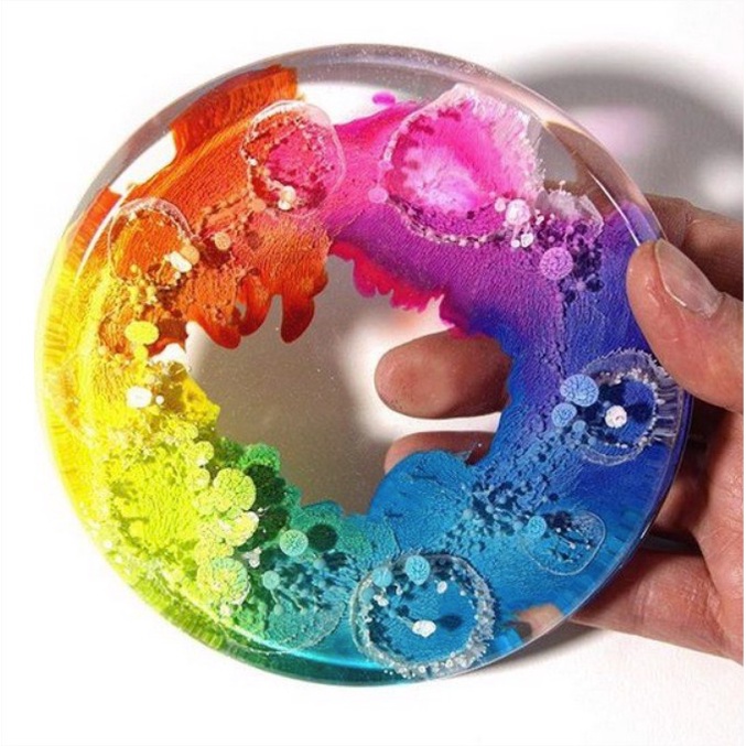 Màu Loang Resin - Resin Alcohol Ink - Màu tạo hiệu ứng màu loang cho các sản phẩm từ Resin
