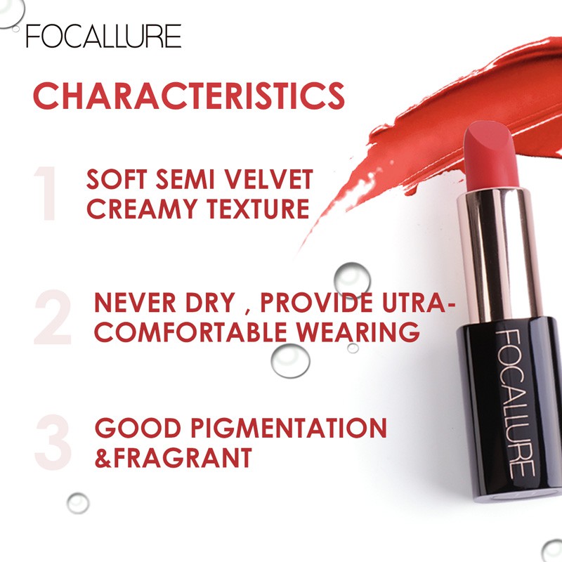 FOCALLURE Son môi Matte Mousse Moisturize 20 màu | BigBuy360 - bigbuy360.vn