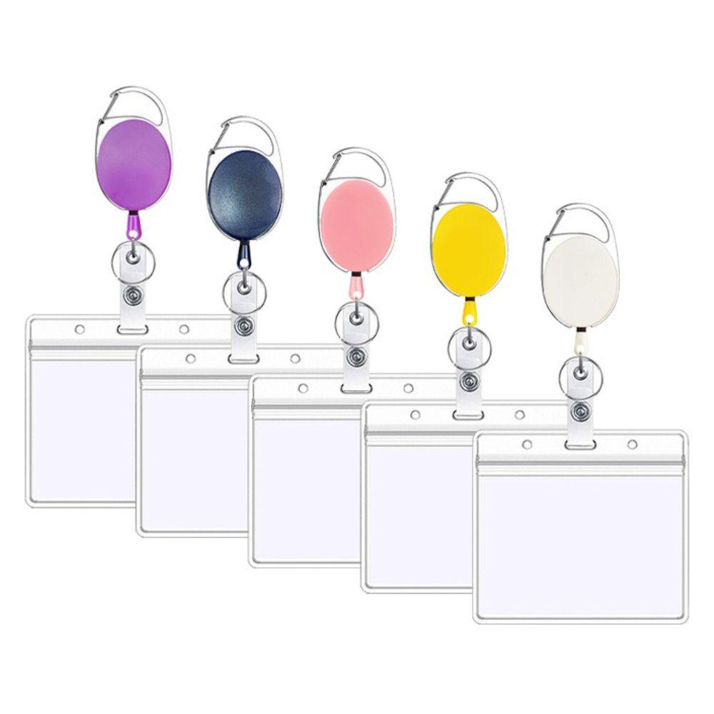 Móc khóa dây rút MMULCK cho thẻ ID 10 màu tùy chọn tiện dụng