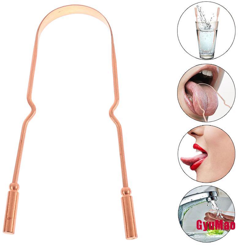 Dụng Cụ Vệ Sinh Lưỡi Bằng Đồng Nguyên Chất rx1GUMO