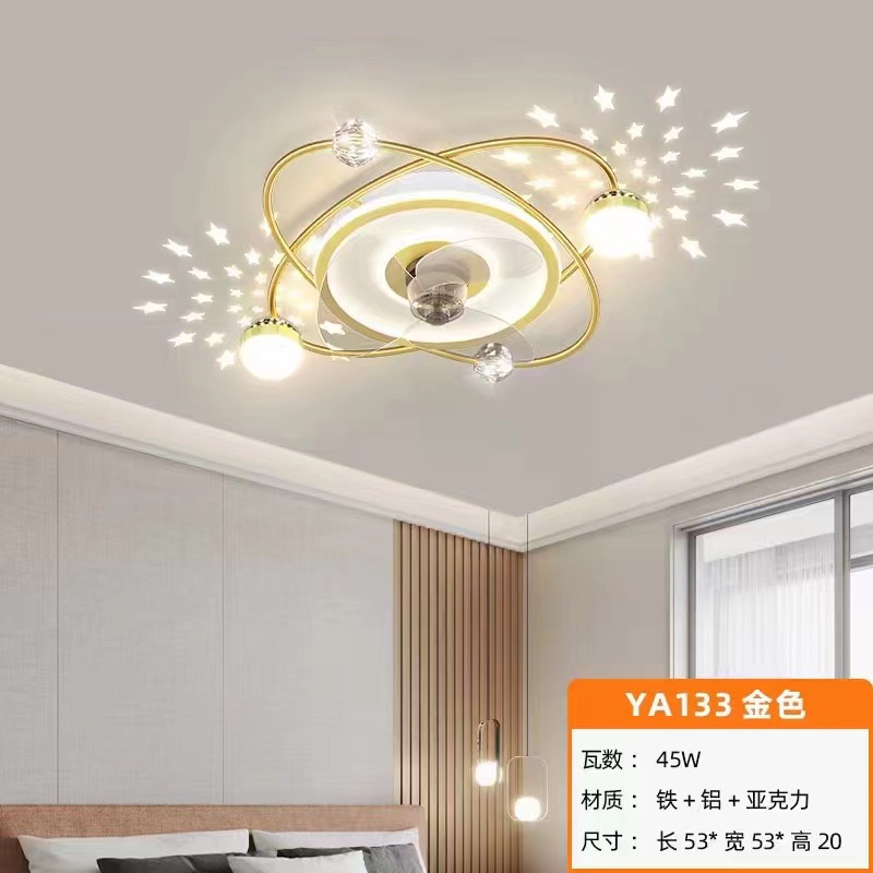 [giá sỉ]Đèn quạt ốp trần 3 đê.   hiện đại với 3 chế độ ánh sáng trang trí nội thất hiện đại [ ẢNH VIDEO THẬT 100%].