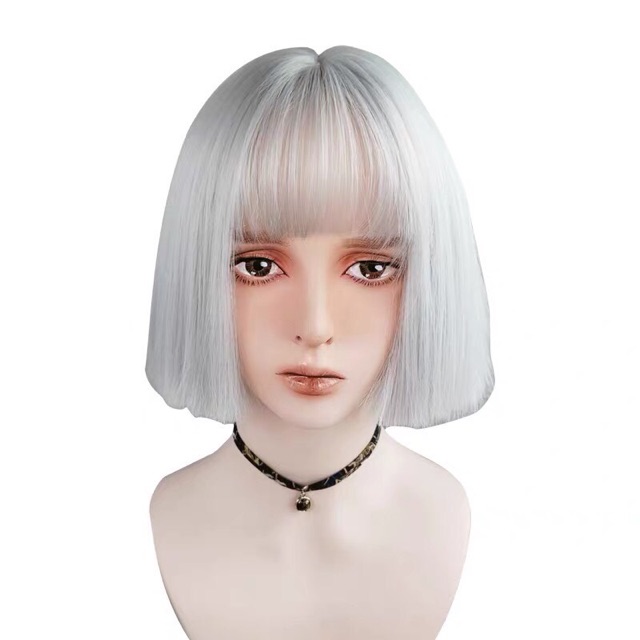 Tóc giả ngắn thẳng đơ 🥰FREESHIP mã c113