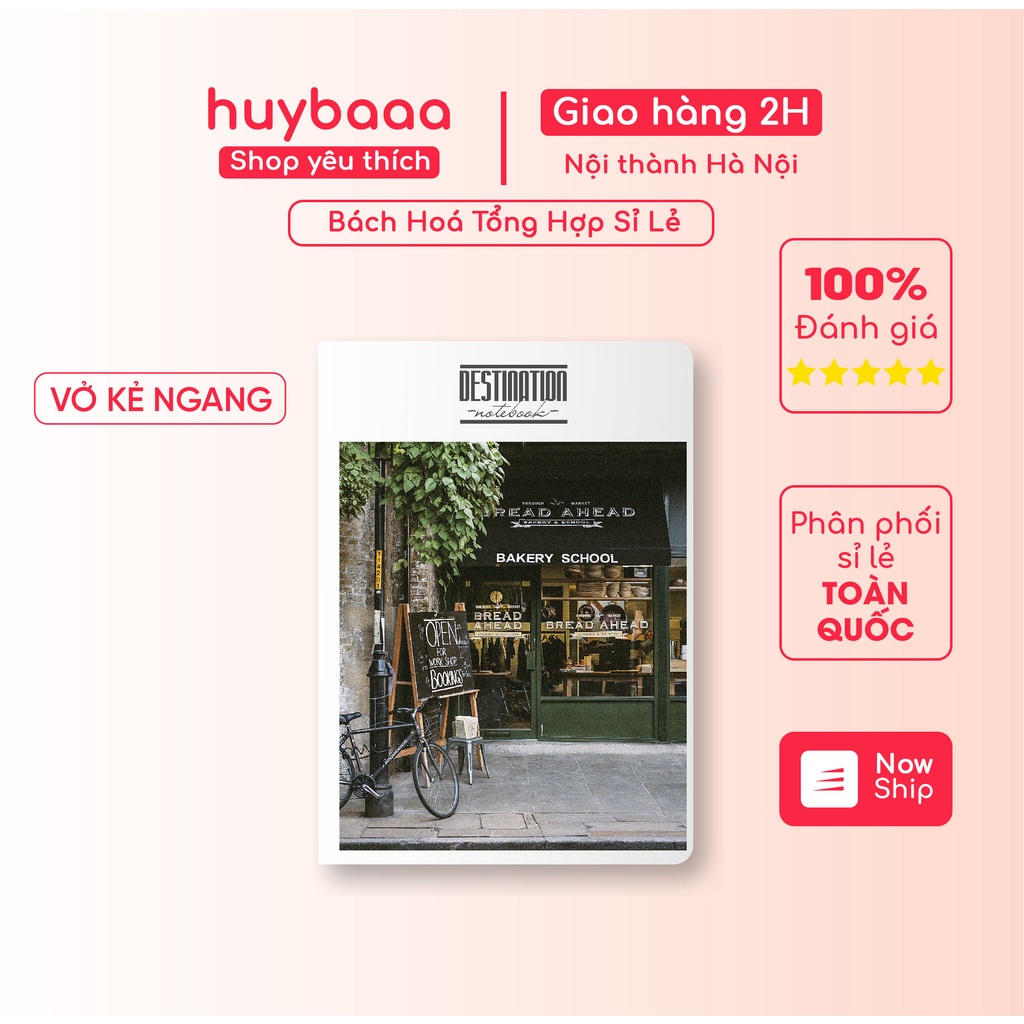 COMBO 5 Quyển Vở 200 Trang Kẻ Ngang, tập vở viết ghi note tiện lơi, vở viết hình thù độc đáo, sinh động