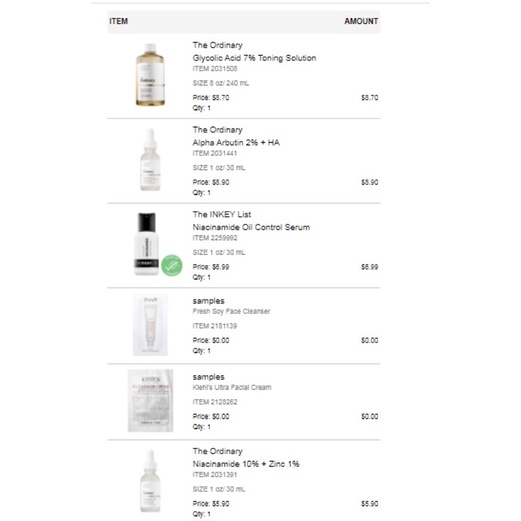 Niacinamide 10% + Zinc 1% The Ordinary Serum sáng da, se khít lỗ chân lông ngừa mụn