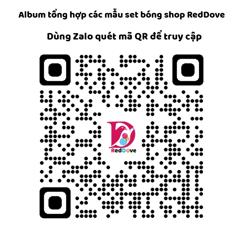 Trang trí sinh nhật , set bóng trang trí thôi nôi RCB013 RedDove